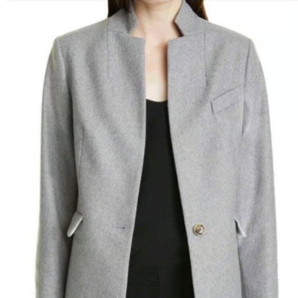 NEW Ted Baker bianza Wool & Cashmere Blend Coat- Size 8